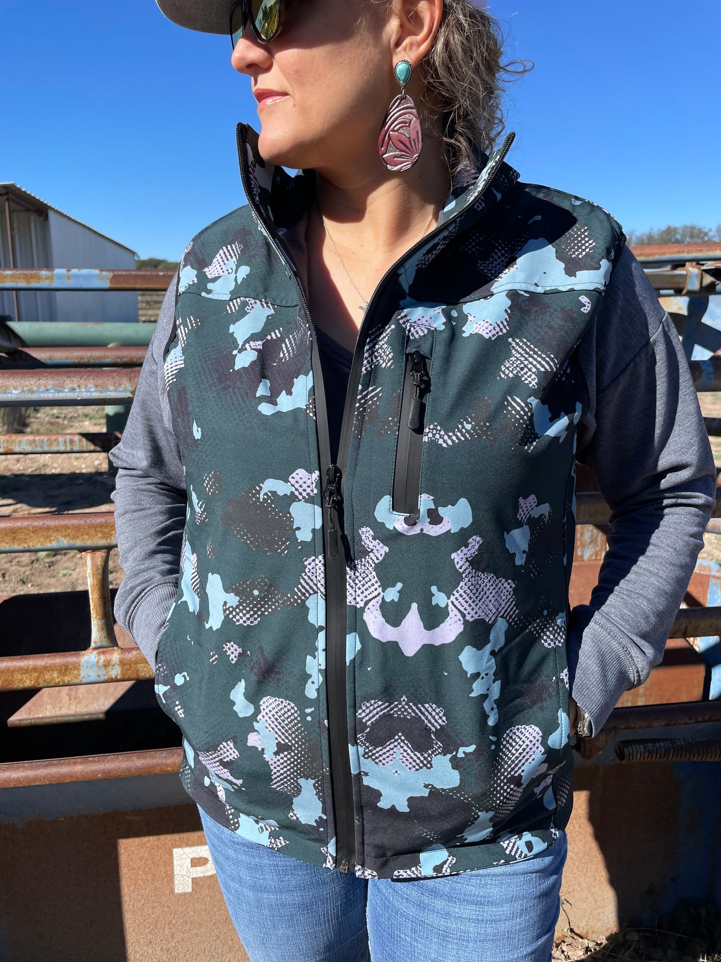 Hill Country Oak Fleece Lined Vest